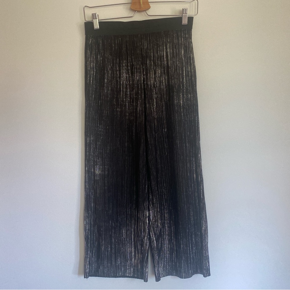 TOPSHOP pleated crop pants
